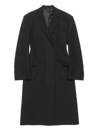 Acne Studios wool double-breasted coat - women - Acetate/Viscose/Wool - 34 - Black