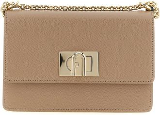 Furla Beige 1927 Mini Crossbody Bag