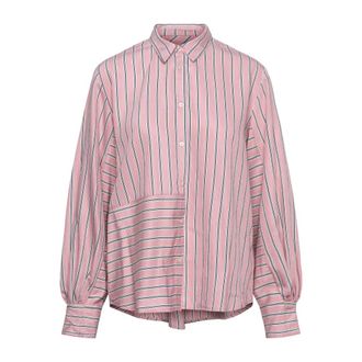 &Co Woman Viscose Blouse met Knopen - Dames - Blouses & Shirts - Roze - Maat: S Viscose