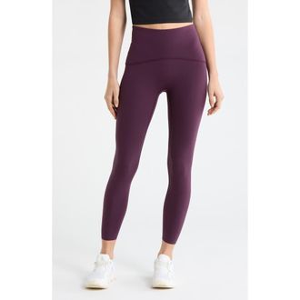 Spanx SPANXshape Booty Boost 7/8 Leggings in Blackberry at Nordstrom, Size X-Large