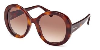 Max Mara MM0074 RENEE 52F Womens Sunglasses Tortoiseshell Size 54