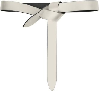 Isabel Marant Lecce leather belt - women - Calf Leather - M - White