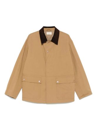 The Row Frank jacket - women - Cotton/Cotton - M - Brown