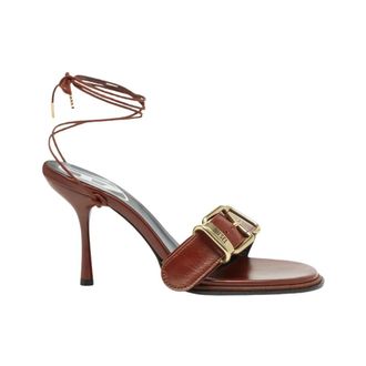 Diesel Sandali con Tacco Alto - - Shoes - Donna - Marrone - 38 EU