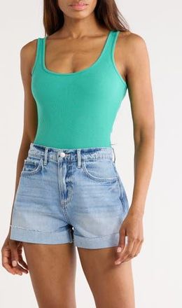 L'agence Nica Scoop Neck Bodysuit in Bright Jade at Nordstrom Rack, Size Xx-Large
