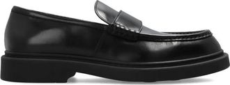 Jil Sander Leren Loafers - Heren - Loafers - Zwart - 40 EU - Leer - Schoenen