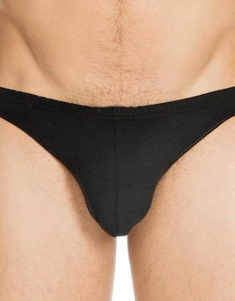 HOM Hom Mens Freddy G-String, Black - Size: 35/34/32