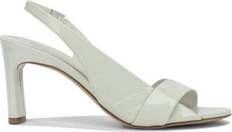 Del Carlo Metis Slingback Sandaal - Dames - Sandalen met hakken - Wit - 36 EU - Leer - Schoenen