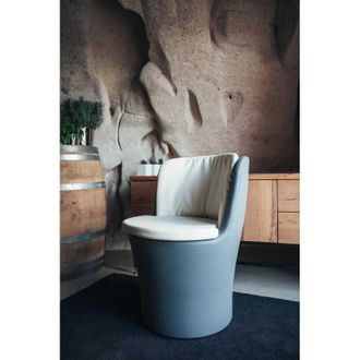 Monacis Coj&iacute;n De Cuero Blanco Para Comfy Moon