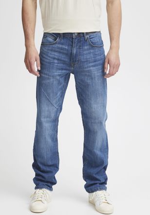 Blend Regular-fit-Jeans BLEND BL-Rock fit, Herren, Gr. 30, L&auml;nge 34, blau (middle blau), Denim/Jeans, Obermaterial: 98% Baumwolle, 2% Elasthan, Abriebeffekt