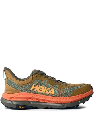 Hoka One One Mafate Speed 4 sneakers - men - Fabric/Rubber/Polyurethane/Fabric - 7.5 - Green