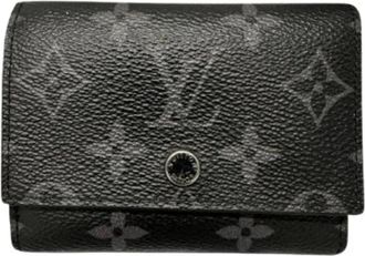 Louis Vuitton Pre-owned Wallets, male, Black, Size: ONE SIZE Pre-owned Vintage Monogram Eclipse Tri-fold Wallet