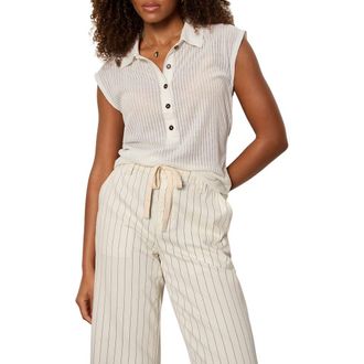 Sanctuary Everyday Muse Collared Top in Chalk White at Nordstrom, Size X-Small