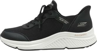 Skechers Womens Low-Top Sneakers 117627, Black, 5.5 UK