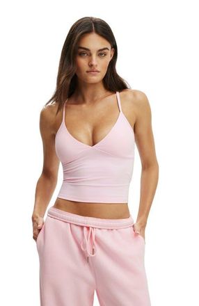 Cotton On Womens Active Ultra Soft Tri Crossback Cami in Cherry Dream at Nordstrom, Size Xx-Small