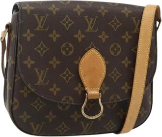 Louis Vuitton Pre-owned Cross Body Bags, female, Brown, Size: ONE SIZE Pre-owned Saint Cloud Shoulder Bag