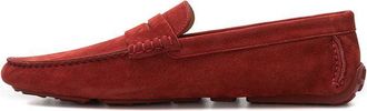 Bally Mens Bordeaux Leather Moccassin Shoe