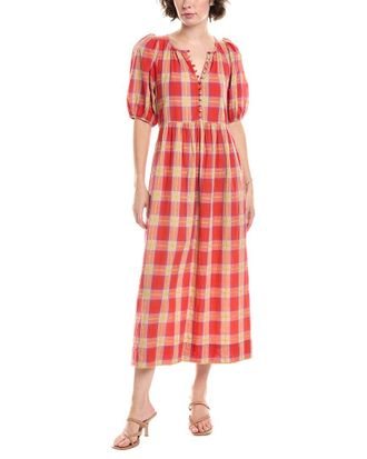 The Great. The Great Ravine Linen-Blend Dress