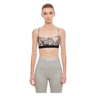 Fendi Sports Bras, female, Multicolor, XS, Memphis Bralette