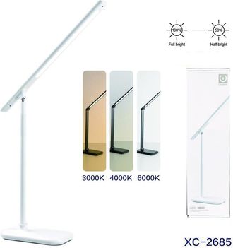 Trade Shop Trade Shop Traesio - Trade Shop - Lampada Led Scrivania Ricaricabile Usb Da Tavolo Touch 3 Modelos Luce Xc-2685