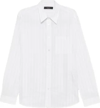 Gucci Striped-pattern Chest-pocket Shirt