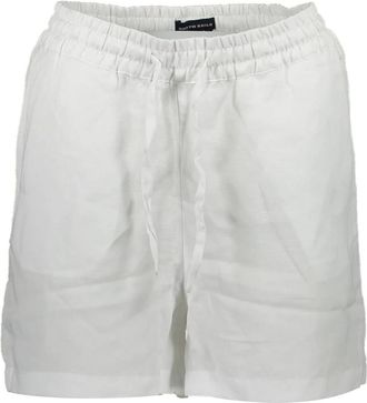 North Sails Witte Dames Shorts met Elastische Taille - Dames - Korte Broeken - Wit - L - Korte Broeken