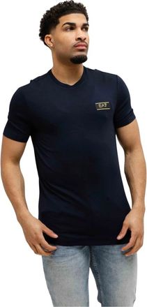 Emporio Armani 7M001331 T-Shirt - Heren - T-shirts - Blauw - L - Tops