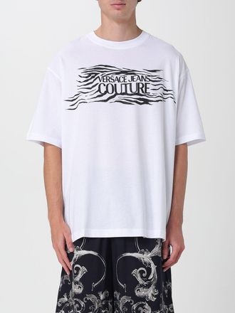 Versace Jeans Couture T-shirt con logo e strass Versace Jeans Couture