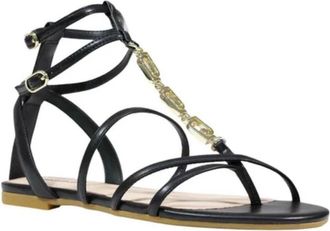 Liu Jo Sandy 09 Sandaal - Dames - Sandalen - Zwart - 36 EU - Leer - Schoenen