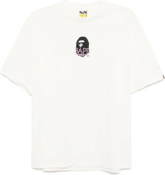 A Bathing Ape T-shirt con logo - Bianco