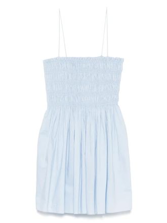 Matteau Matteau mini dress - women - Organic Cotton - 4 - Blue