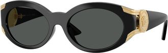 Versace VE4503U GB1/87 Womens Sunglasses Black Size 55