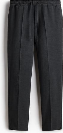 H&M Elegante Joggpants in Slim Fit - Grau