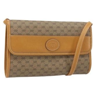 Gucci Borsa a spalla Pre-owned Vintage Micro Small GG in tela - - Pre-owned - Donna - Beige - ONE SIZE