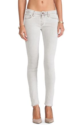 Mother The Looker Grey Skinny Jeans Size 25/63