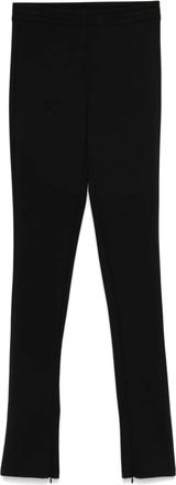 Patrizia Pepe Leggings con placca logo - Nero