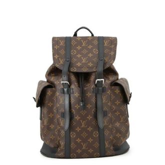Louis Vuitton Vintage Backpacks, unisex, Brown, ONE SIZE, Pre-owned Canvas Backpack