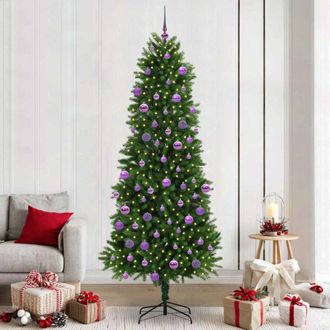vidaXL &Aacute;rbol De Navidad Con 300 Led Con Soporte Verde 240 Cm Pe