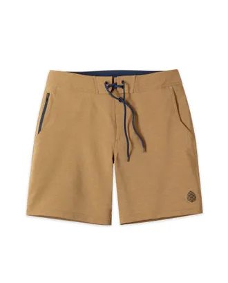 Stio | Mens CFS Board Short - 7.5, Size 30 in Mudslide Heather