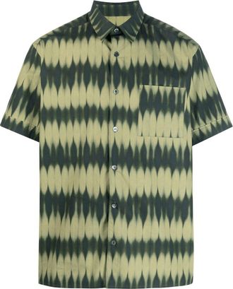 A.P.C. short-sleeve shirt - men - Cotton - S - Green