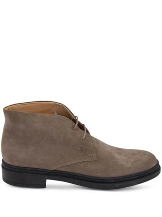 Tod's Stivaletti in pelle scamosciata - Marrone