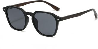 Generic Outdoor Womens Beach Sunglasses Vacation Mens Commuting Sports Sun Glasses(Black)