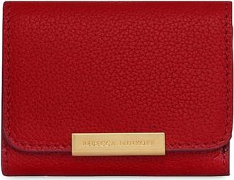 Rebecca Minkoff Insider Compact Leather Trifold Wallet in Siren at Nordstrom