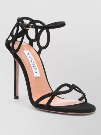 Aquazzura open toe stiletto heel strappy pumps