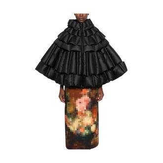 RAXXY 3D Diamant Donsmantel - Dames - Jassen - Zwart - Maat: S Nylon