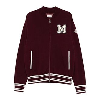 Moncler Cardigans, male, Red, Size: XL Giubbino