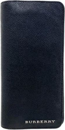 Burberry Pre-owned Wallets, female, Black, Size: ONE SIZE Pre-owned Leather wallets