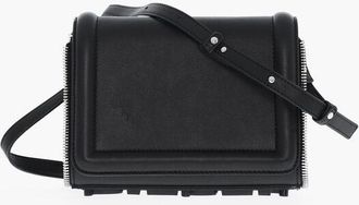 Diesel Leather Shoulder Bag with Embossed Logo size One Size