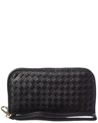 Persaman New York Sabrina Hand Woven Leather Wallet