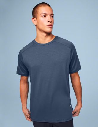 On Mens Ultra Soft Focus T Shirt In Denim